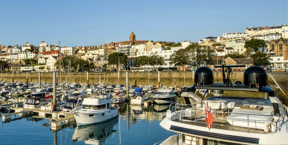 View of Guernsey Harbour